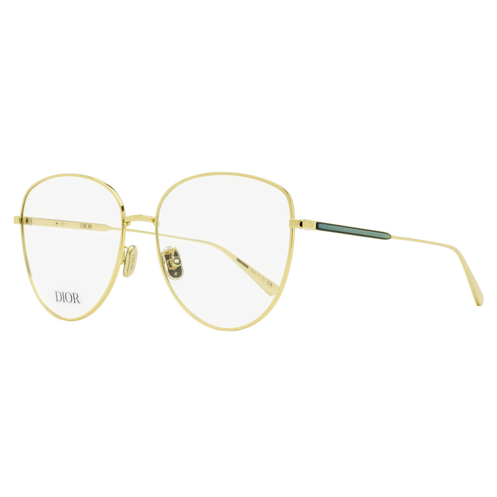 Dior GemDiorO R3U Eyeglasses CD50031U 032 Gold/Aqua 58mm
